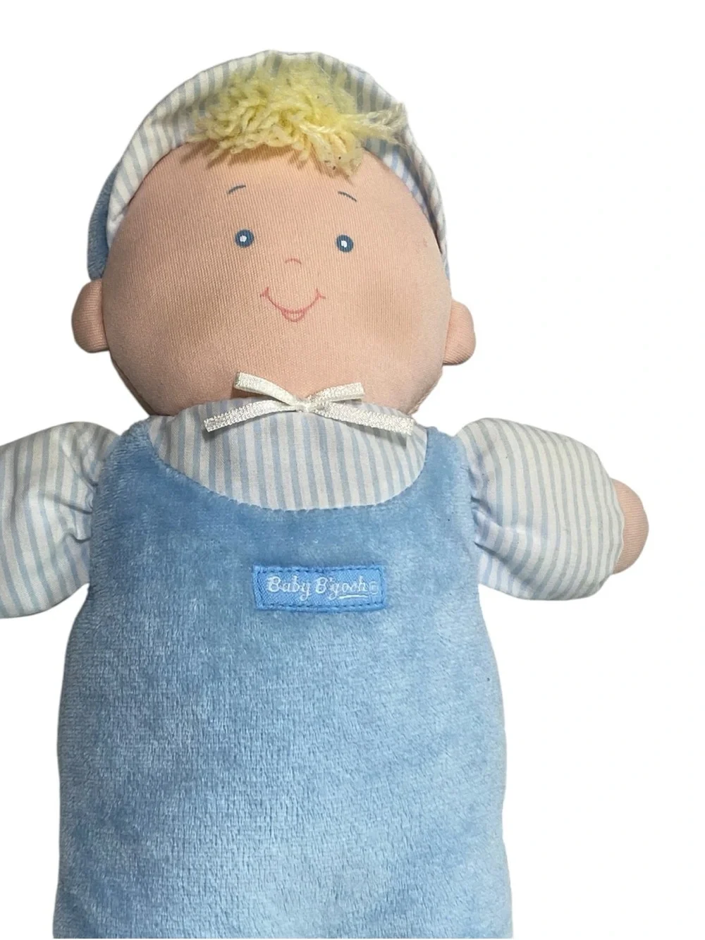 Osh Kosh B'Gosh Baby Plush Soft Doll Blue Boy Blonde Kids Vintage Stuffed